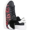 thumbnail image 4 of Guess Rockies Women's Lace Up Leather Casual Trainers In Black Size 6.5, 4 of 6