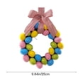 thumbnail image 3 of Dvkptbk Easter Wreath Decorations Artificial Flower Festive Wreaths Tabletop Candlestick Wreath Decorations Suitable for Indoor and Outdoor Easter Decorations easter decorations, 3 of 6