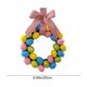 thumbnail image 3 of Uuiauoio Easter Wreath for Front Door Easter Eggs Sign Kitchen Cabinet wreaths Spring Flower Decorations with Ribbon Bow for Window Home Table Centerpiece Farmhouse Decor, 3 of 6