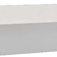 thumbnail image 3 of Benjara 30 Inch Square Display Platform, Thick Wooden Durable Riser, White Finish, 3 of 5