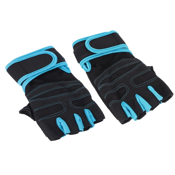 Guantes De Fitness De Medio Dedo Soporte De Muñeca Antideslizante Protector