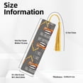 thumbnail image 3 of Kdxio I Like Big Digger Print Metal Tassel Bookmarks,Perfect Gift for Art Lovers and Bookworms Metal Bookmarks for Women, 3 of 8