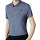 thumbnail image 4 of Camisa de manga corta para hombres, suéter con solapa informal, cómoda suelta, ropa de calle informal para hombre, camisa de vestir de manga corta par SG Fernando  camisa de rayas, 4 of 8