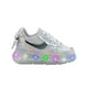 thumbnail image 3 of Tenis Para Niña Con Luces Led Color Plateado Moño Bonitos plateado 22, 3 of 6