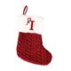 thumbnail image 2 of Calcetín Navideño Tejido con Bordado de Letras Bolsa de Golosinas para Fiestas Ornamento Colgante de Tela para Regalo Adecuado para Regalo Infantil, 2 of 9