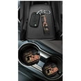 thumbnail image 4 of Jeiento Deer Car Seat Cover Set American Flag Steering Wheel Cover Car Seat Belt Pads Trash Bin Hanging Storage Organizer Rearview Mirror Cover Cup Holder Wrist Key Chain 15 PCS, 4 of 7