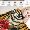 thumbnail image 3 of Nawypu Multi-Size Blanket Tiger Art Throw Blankets for Couch Soft Fluffy Cozy Warm Luxury Flannel Blanket Teens Size for Women Boys Girls Gifts Medium, 3 of 6