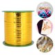 thumbnail image 4 of 400 yardas Twist Ties Bolsa de caramelos Embalaje para hornear Caja de regalo Flor Twist TiesGold, 4 of 5