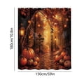 thumbnail image 3 of Halloween Shower Curtain Vintage Fall 70.9x59.1in Polyester Waterproof & Quick Dry for Bathroom Bathtub Home Apartment by MPOISVA, 3 of 6