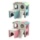 thumbnail image 4 of Casa de hámster para mascotas, escondite de animales pequeños, de madera para hámster enano de animales pequeños Rosado Yuyangstore Casa de la cama del hámster, 4 of 8