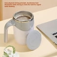 thumbnail image 6 of Automatic Magnetic Self-Stirring Coffee Mug, 2026 New Self Stirring Coffee Mug with Lid Handle Insulated Stainless Steel, Electric Cup Effortless One-Button for Milk, Cocoa, Tea (White), 6 of 10