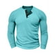 thumbnail image 1 of pstuiky Camisas suaves de manga larga para hombre, Camisa informal holgada de manga larga con botones de color liso para hombre Tops casuales para hombres s, 1 of 4