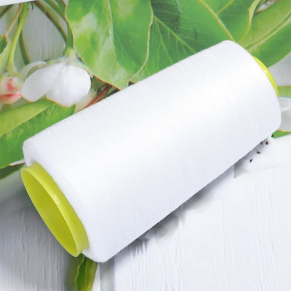 Masteelf 3000 Yards Stitch Polyester Sewing Thread Polyester Thread White