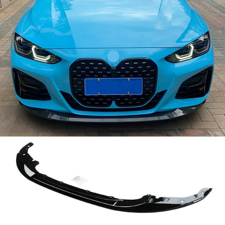 Gloss Front Bumper Lip Spoiler For BMW 4 Series G22 G23 M Sport