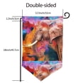 thumbnail image 7 of Wukai Oil Paintings of Elephants Print Garden Flag 12.5x18 Inch Double Sided Sun-resistant Rain-resistant, Wrinkle-resistant Colorfast(Only Flag), 7 of 7
