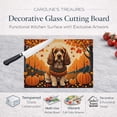 thumbnail image 3 of Carolines Treasures DAC1038LCB 15 x 12 in. Unisex Cocker Spaniel Fall Glass Cutting Board - Large, 3 of 7
