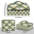 thumbnail image 3 of Iauyy Casserole Carrier for Hot Food Insulated Casserole Travel Carry Bag with Lid Food Warmer Bag for Party/Picnic,Green and Yellow Elements, 3 of 7