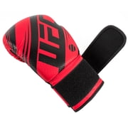 UFC Performance Rush Training Gloves - 16oz, Red - Enhanced Performance, Protection and Durability in Boxing, MMA, Muay Thai, Kickboxing, Heavy Bag Training - Intermediate Level