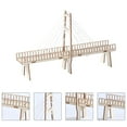 thumbnail image 2 of 1pc Children's Physical Model Toy DIY Handmade Wooden Cable-stayed Bridge, 2 of 8