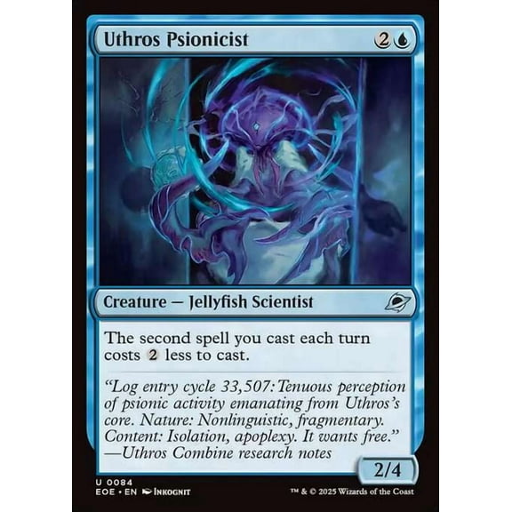 MtG Edge of Eternities Uncommon Uthros Psionicist (FOIL) #84