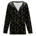 thumbnail image 4 of Tiweut Cardigans for Womens Fashion Christmas Button Down Sweater Santa Print Fall Winter Seasonal Holiday Open Front Knit Outerwear Relaxed Fit Tops Black,S, 4 of 5