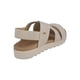 thumbnail image 3 of Sandalias Flexi Mujer Cómodas Ligeras Huaraches Elástico beige 27 Flexi 107107, 3 of 4