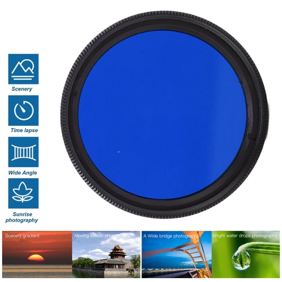 37mm Full Color Filter Kit for SLR Camera , Multi Layer Coating, Camera Lens Filter for Sunrise, Sunset, Maple Leaves, Grassland, Forest, Bad Weather