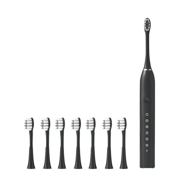 Pisexur Batería de cocina Cepillo de dientes Cepillo de dientes con 8 cabezales 6 modos de limpieza Cepillo de dientes mejorado Vida útil más larga Carga más rápida para la cocina del hogar