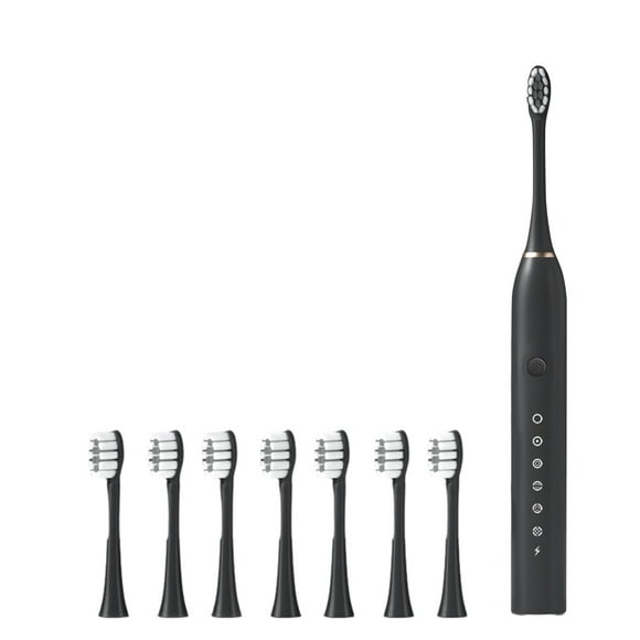 Pisexur Batería de cocina Cepillo de dientes Cepillo de dientes con 8 cabezales 6 modos de limpieza Cepillo de dientes mejorado Vida útil más larga Carga más rápida para la cocina del hogar