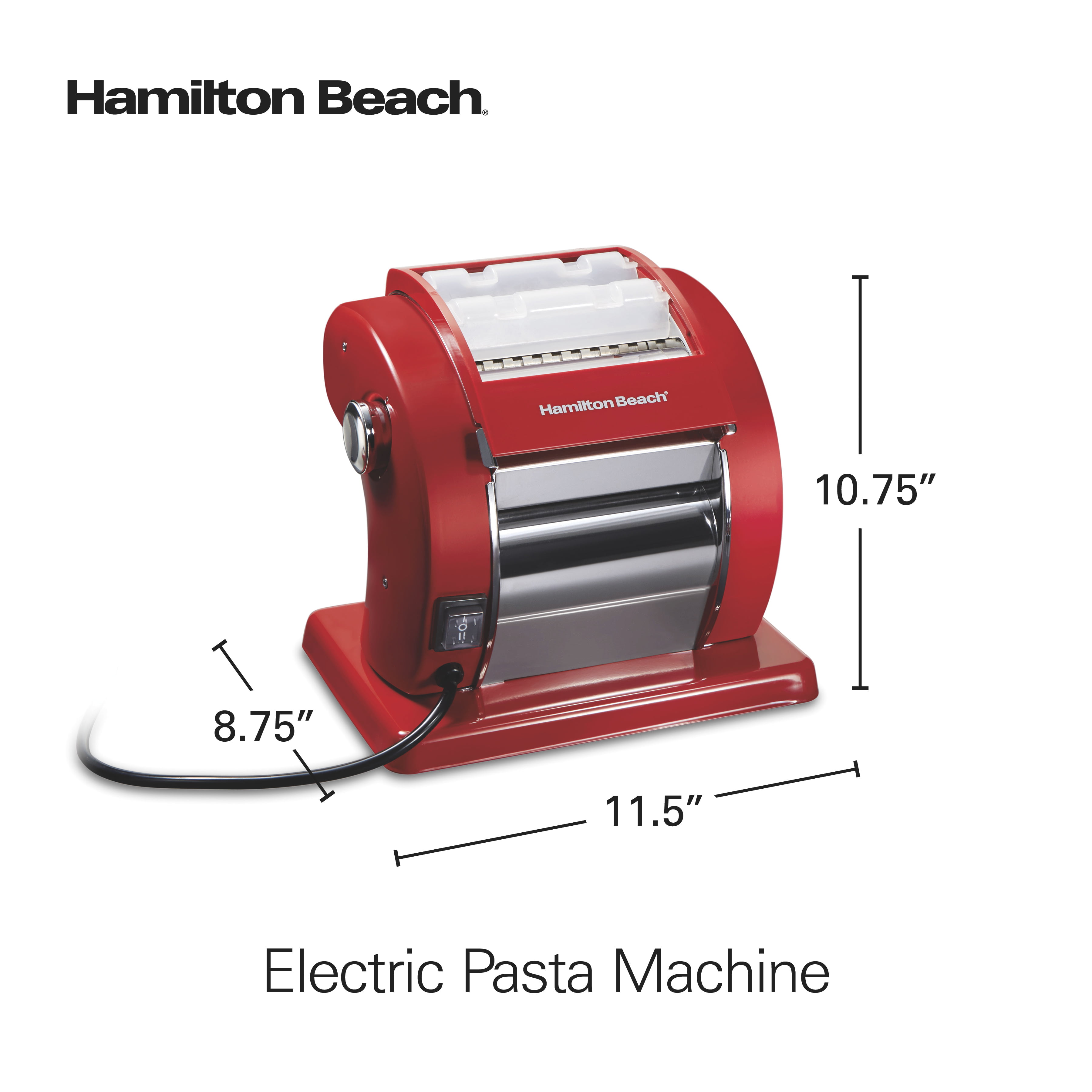 Hamilton Beach 86650 Electric Fresh Pasta and Noodle Maker Kit 7