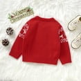 thumbnail image 7 of KDFJPTH Toddler Kids Baby Girls Boys Christmas Long Sleeve Sweaters Warm Jacket Cotton Knit Deer Xmas Coat Outwear 2t Girl Sweater, 7 of 7