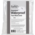 thumbnail image 2 of ForPro Premium Waterproof Face Rest Cover, Protective Headrest Cover for Massage Tables, Machine Washable, White, 2 of 2