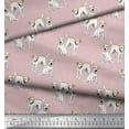 thumbnail image 2 of Soimoi Moss Georgette Fabric Labrador Dog Decor Fabric Printed Yard 42 Inch Wide, 2 of 3