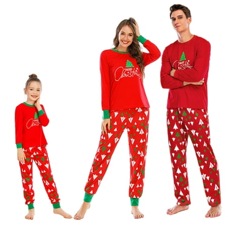 

Christmas Matching Family Pajamas For Women Men Christmas Striped Jammies Holiday Pjs Clothes Mum and Dad Pyjamas