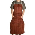 thumbnail image 2 of Adjustable Leather Work Shop Apron with Tool Pockets for Woodworking Cooking, 2 of 8