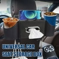thumbnail image 4 of Soumake Multifunctional Car Seat Back Storage Box Car Tissue Organizer Extra-large Storage Space Back Seat Organizer for Family And Travelers, 4 of 8