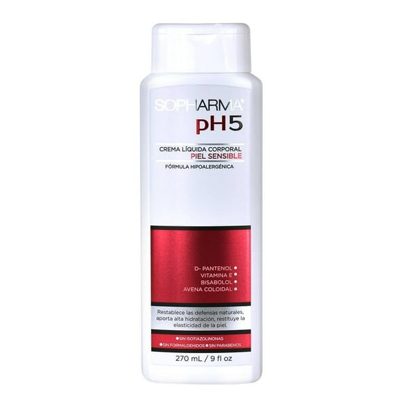 Crema corporal Sopharma líquida piel sensible 270 ml
