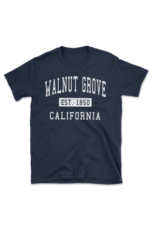 Walnut Grove California Classic Established Men's Cotton T-Shirt