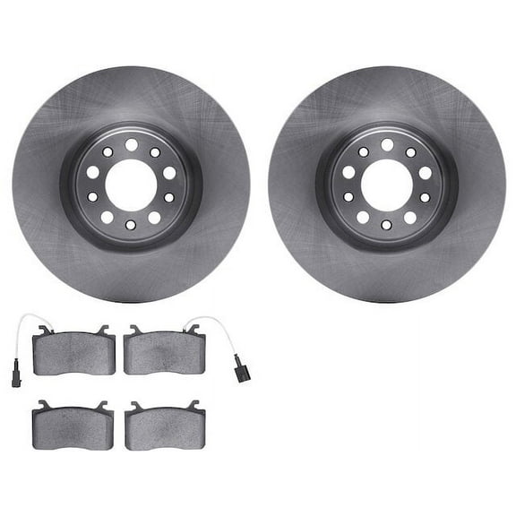 Front Brake Pad and Rotor Kit - Compatible with 2018 - 2021 Alfa Romeo Stelvio 2019 2020