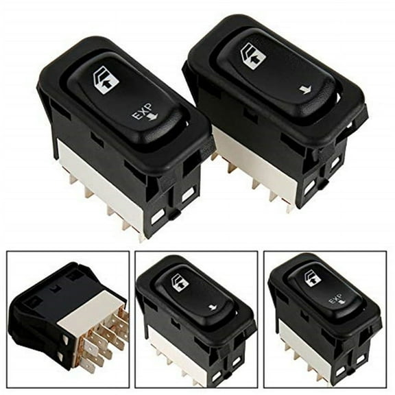 2x Window Switch for Freightliner Columbia Century 01-11 A0630769008 A0630769027