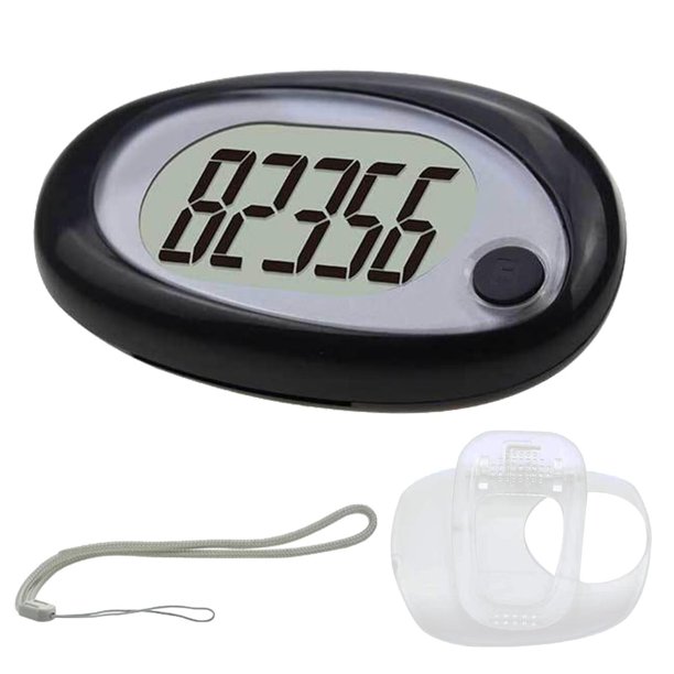 Foaenda Step Counter 3D Pedometer with Clip and Lanyard Long