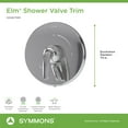 thumbnail image 3 of Symmons S5590STNTRM Elm Traditional Valve Trim Only - Nickel, 3 of 7