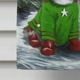 thumbnail image 4 of Cavalier Spaniel Snowman Christmas Flag Canvas House Size, 4 of 4