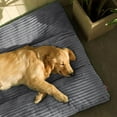 thumbnail image 5 of 2 in 1 Dog Bed Crate Pad Mat, Washable Reversible Floor Pet Mats,Fluffy Kennel Pad for Small Large Sized Dog,Indoor Cats,Sleeping Mattress, 23.6" × 18.5", Gray, 5 of 7
