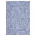 thumbnail image 5 of GlowSol 10' x 13' Area Rug Modern Braided Print Rugs for Living Room Bedroom Non-Slip Low Pile Accent Rug Washable Floor Cover, Light Blue, 5 of 8