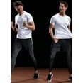 thumbnail image 5 of NELEUS Mens Dry Fit Mesh Athletic Shirts 3 Pack,Black+Gray+White,US Size L, 5 of 7