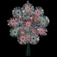 thumbnail image 4 of Northlight 8" Pre-Lit Silver Retro Starburst Christmas Tree Topper - Multicolor Lights, 4 of 6