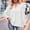 White, variant on Oplxuo Women's Elegant Jacquard Blouse 2025 Fall Swiss Dots Loose Plain V Neck Long Sleeve Work Tops for Office Lady