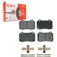 thumbnail image 1 of SIM Rear Semi-Metallic Disc Brake Pads SIM-1428 for Car Hyundai Genesis Coupe Tesla S, 1 of 8