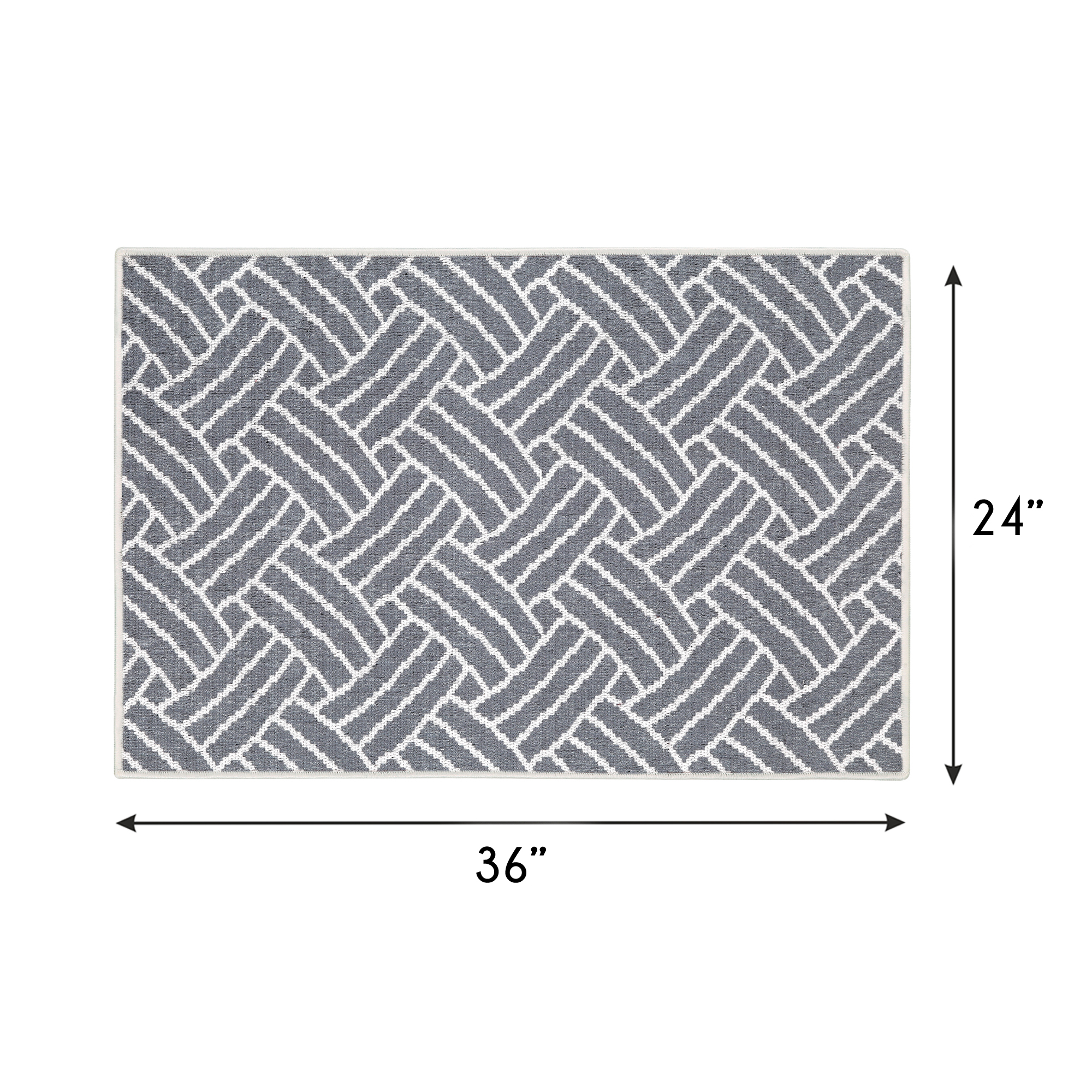 Sussexhome Under Sink Mat - Ultra-Absorbent Cotton Shelf Liners For Kitchen Cabinets - Non-Slip, Waterproof Backing - Machine Washable Surface Protector - Durable Cover, Customizable, Easy To Cut